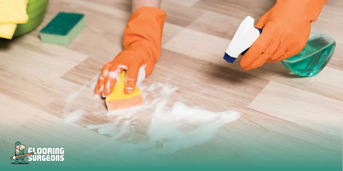 Clean Luxury Vinyl Flooring Stains