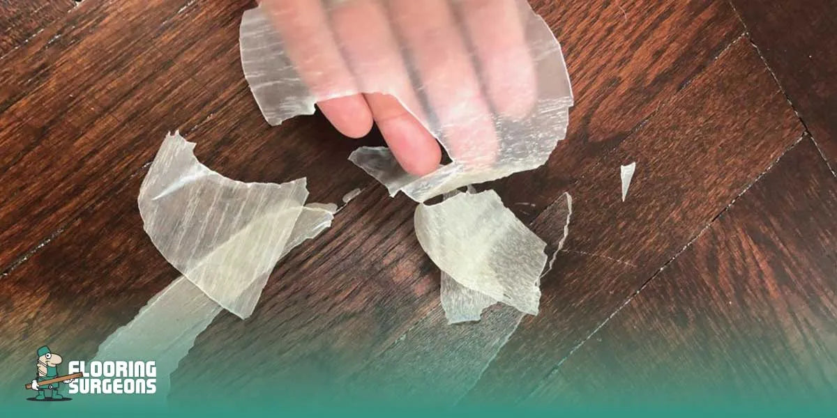 peeling laminate flooring