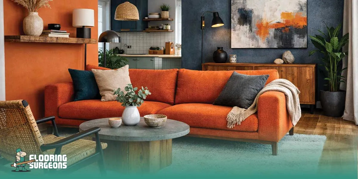 Room by Room Orange Colour Palette Ideas