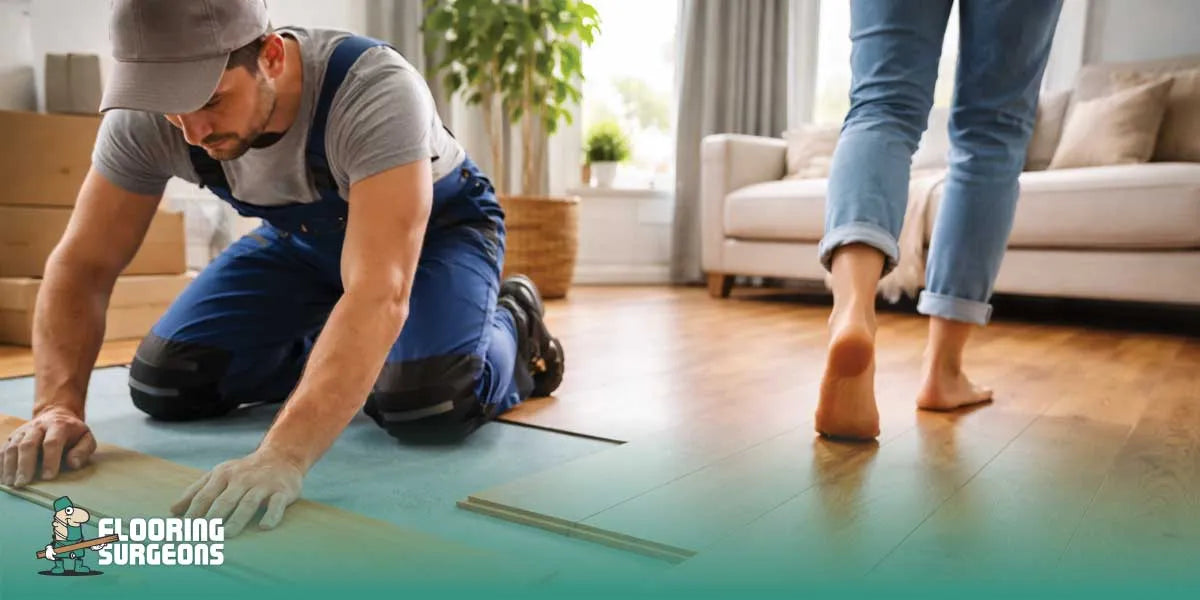 when can you walk on engineered hardwood floor