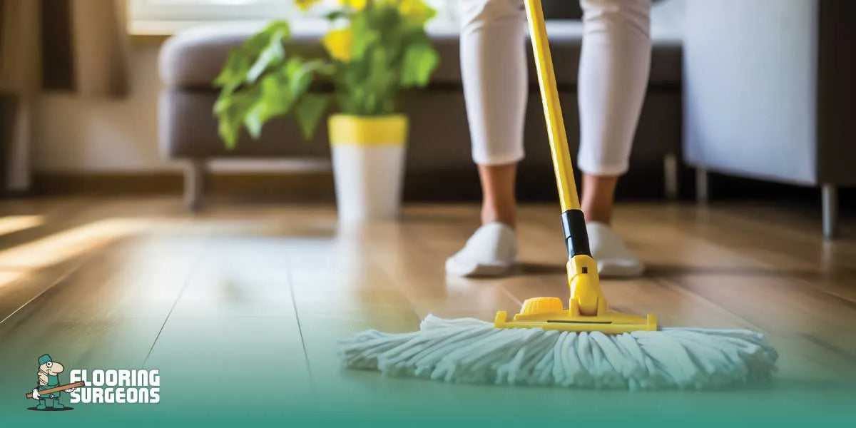 clean parquet floors