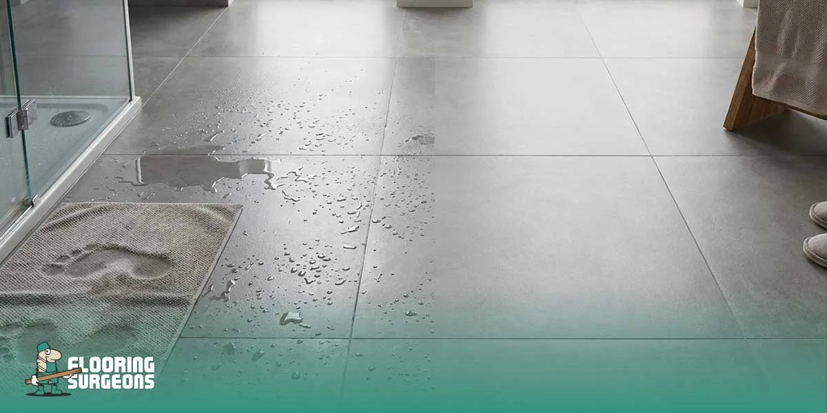 how to avoid slippery tiles in bathroom