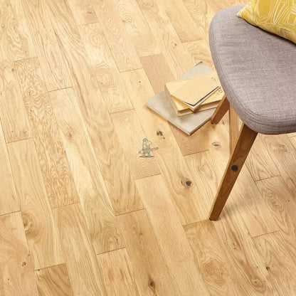Brushed & Oiled Oak 90mm Solid Plank – image 1