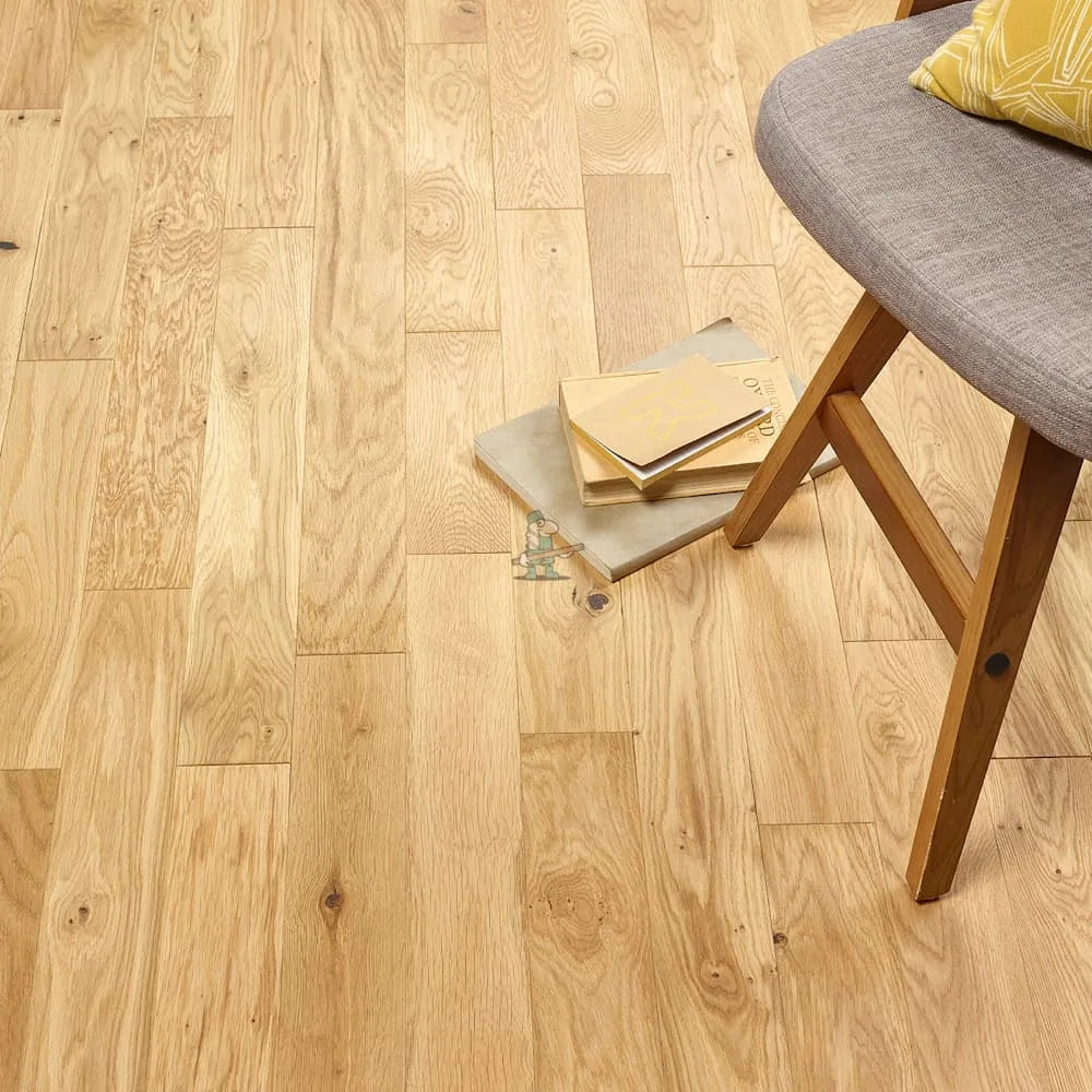 Brushed & Oiled Oak 90mm Solid Plank – image 2