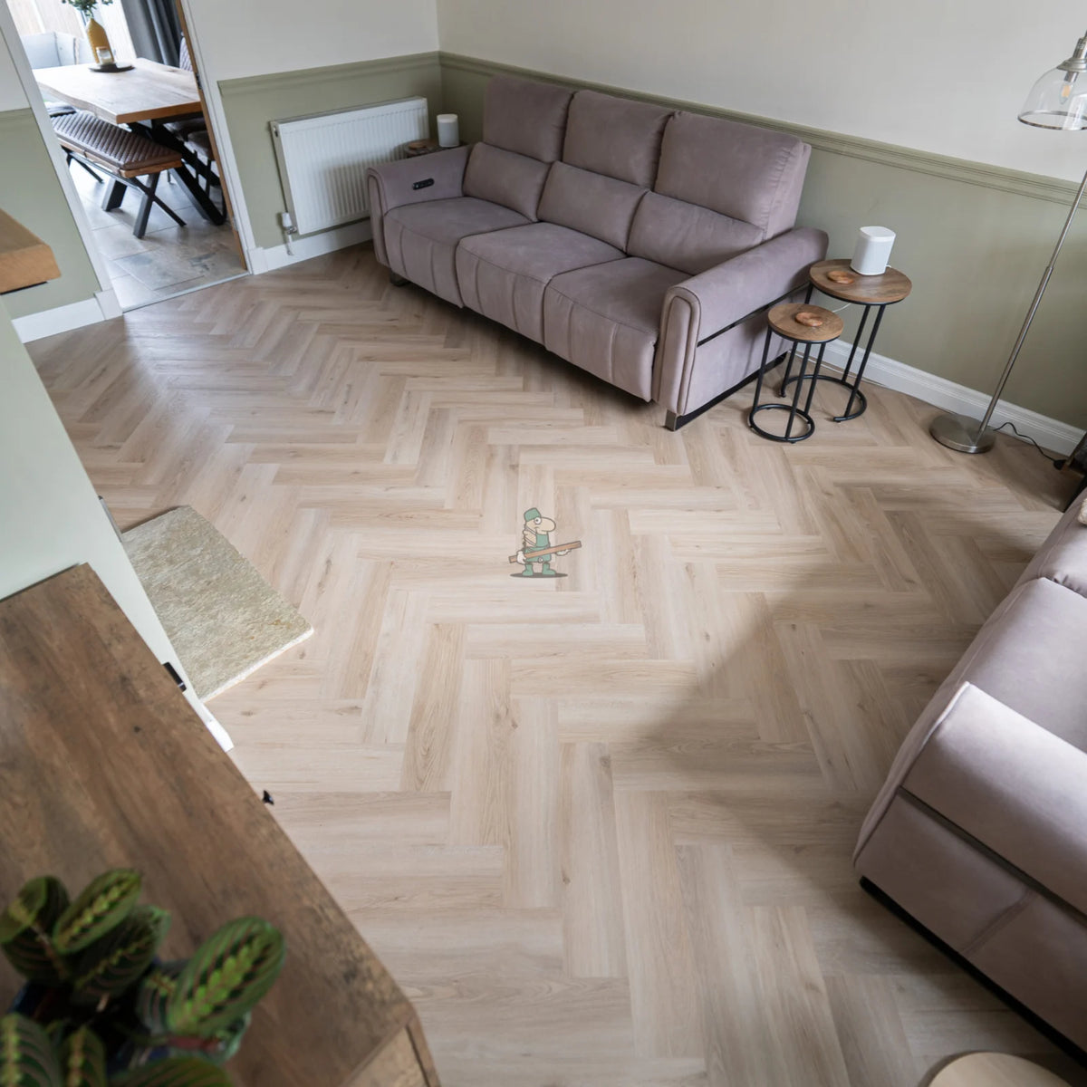 Nevada Ash Herringbone Click LVT – image 6