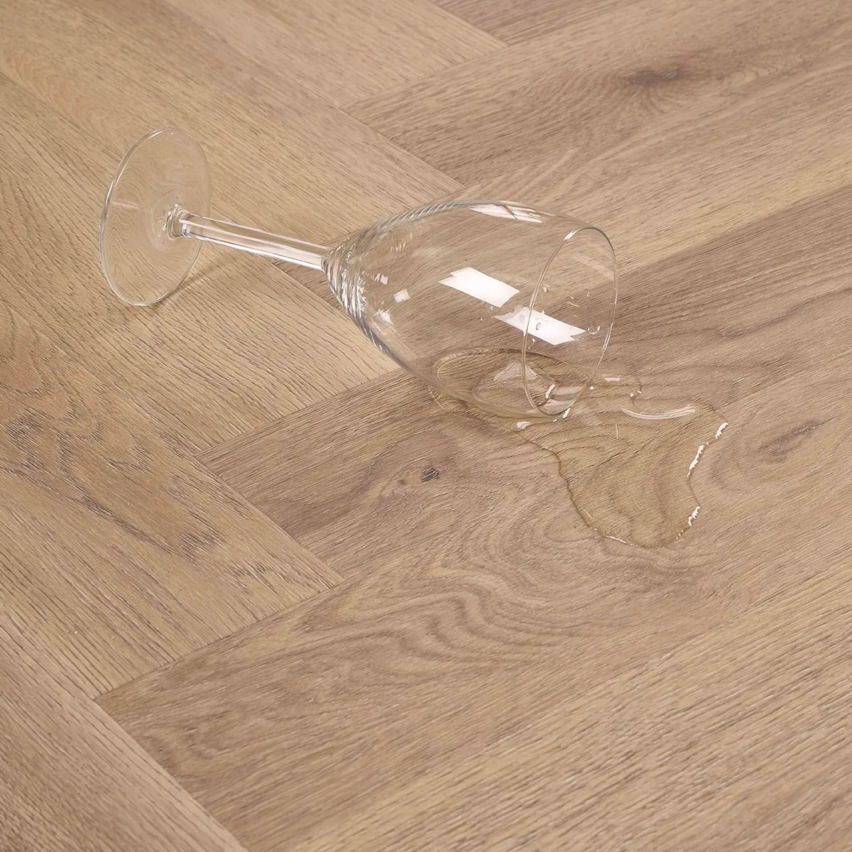 Marbella Oak Herringbone Glue Down LVT – image 2