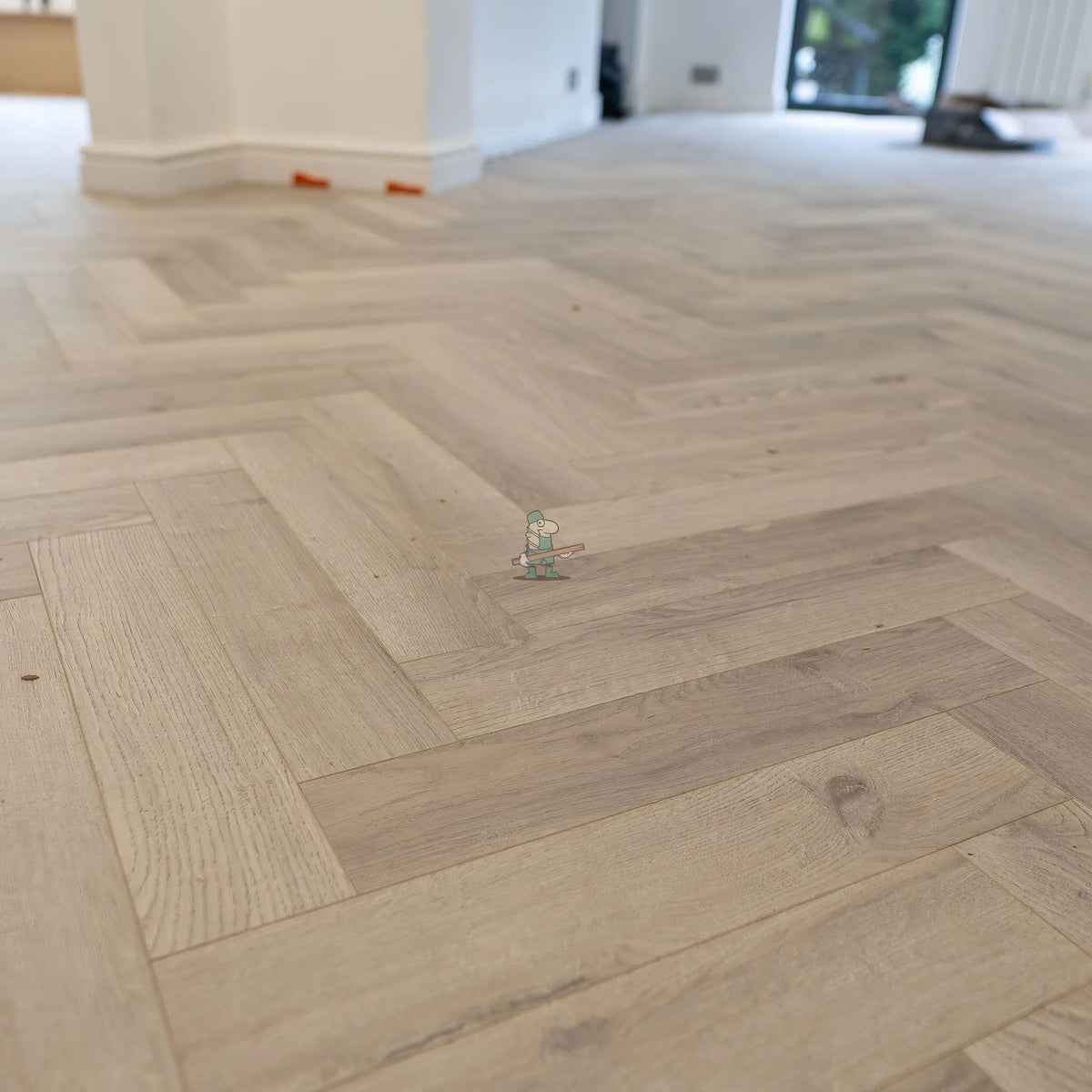 Castle Grey Oak Herringbone 12mm Laminate – image 6