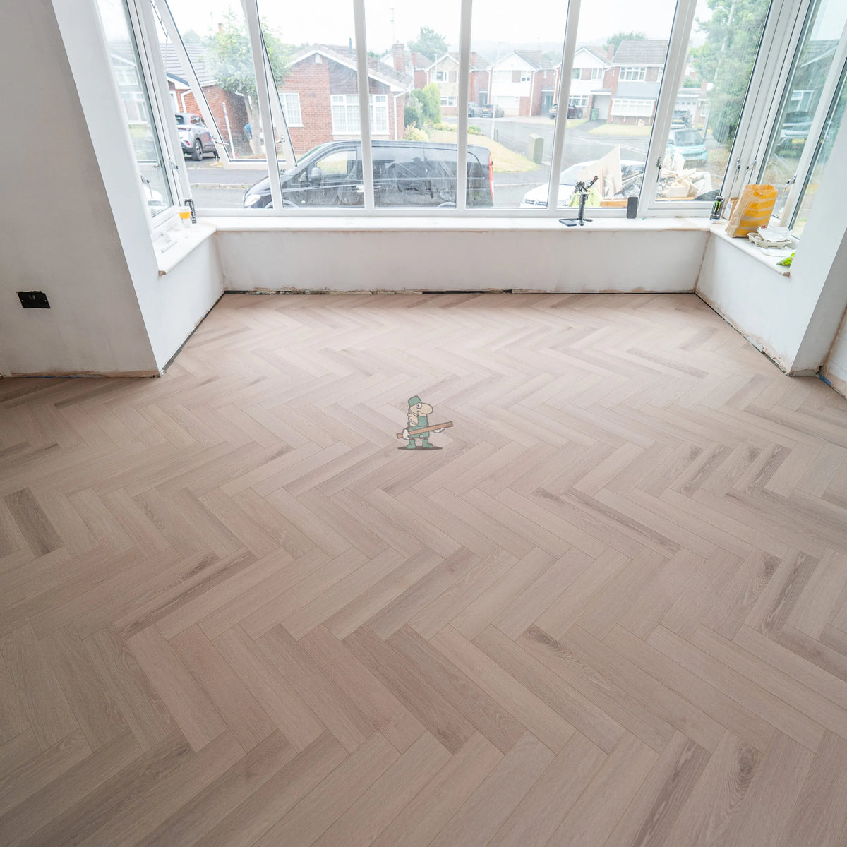 Pearl Oak Herringbone 12mm Laminate – image 6