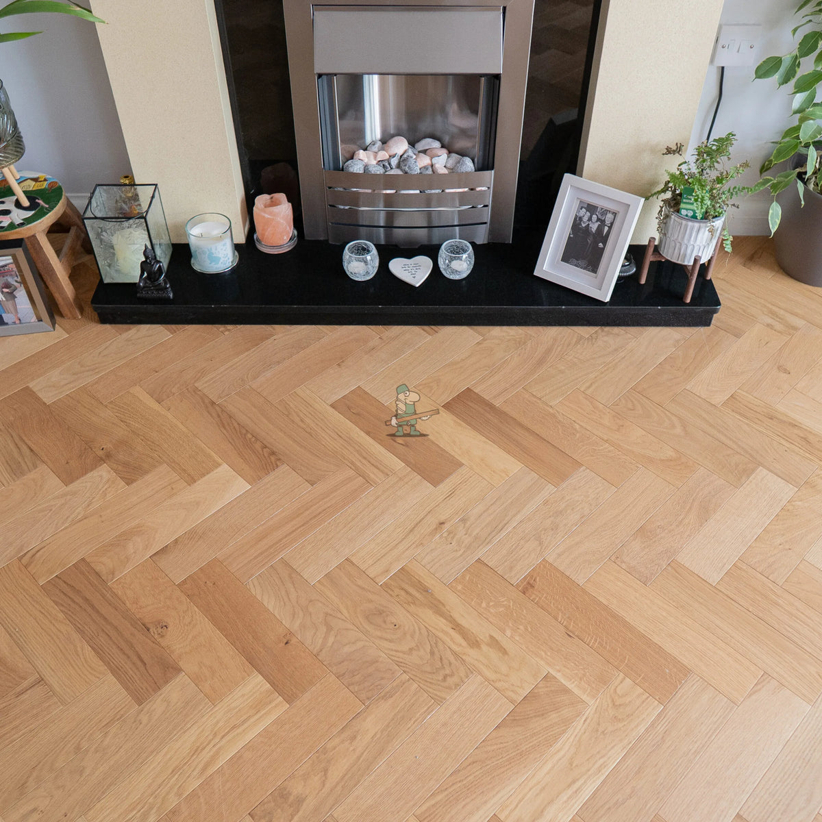 Meadow Oak 80mm Engineered Herringbone – image 2