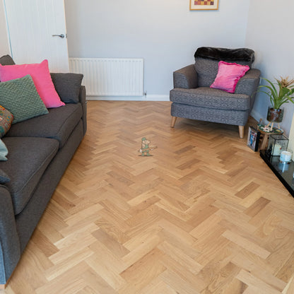 Meadow Oak 80mm Engineered Herringbone – image 5