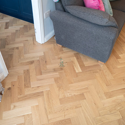Meadow Oak 80mm Engineered Herringbone – image 9