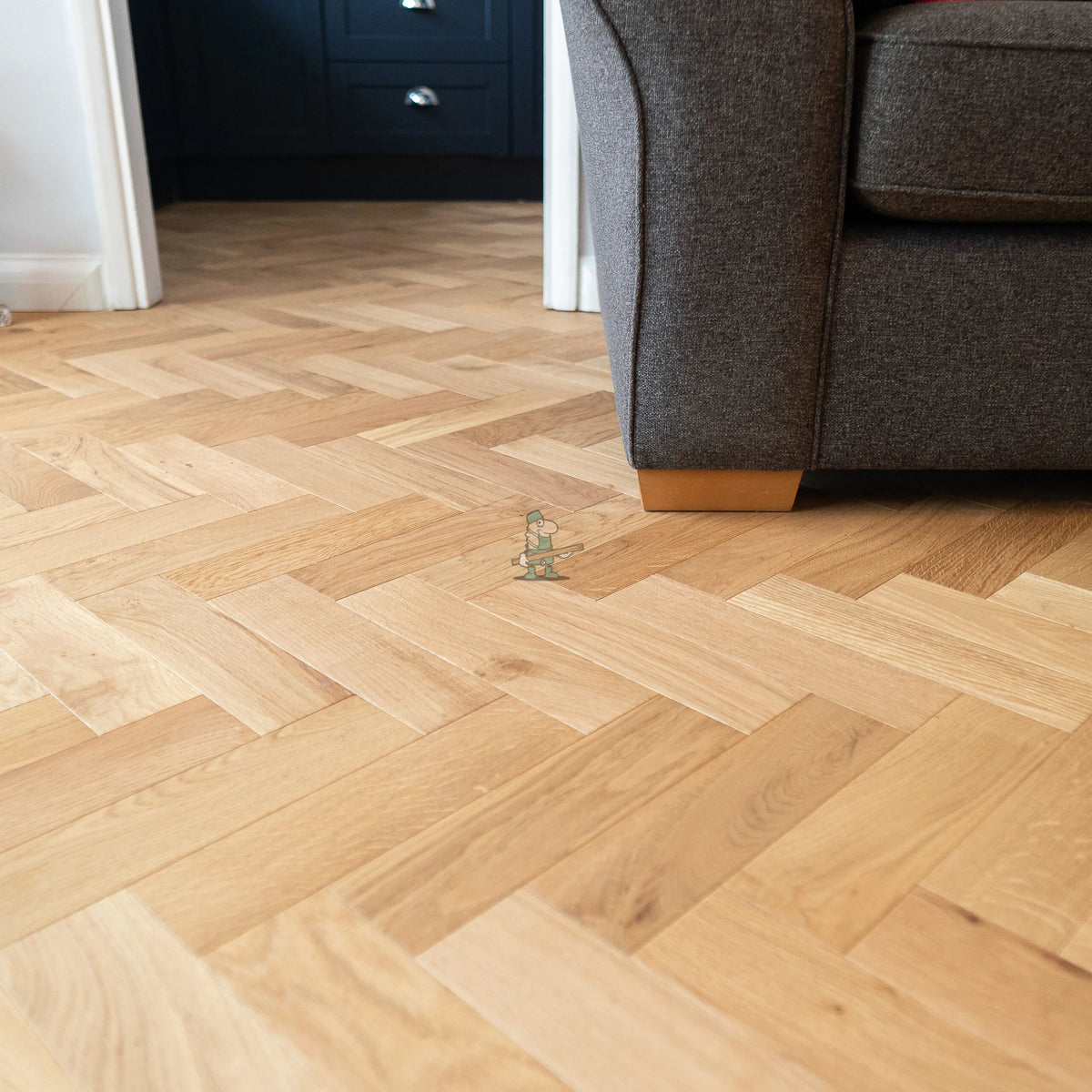 Meadow Oak 80mm Engineered Herringbone – image 7