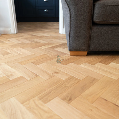 Meadow Oak 80mm Engineered Herringbone – image 7
