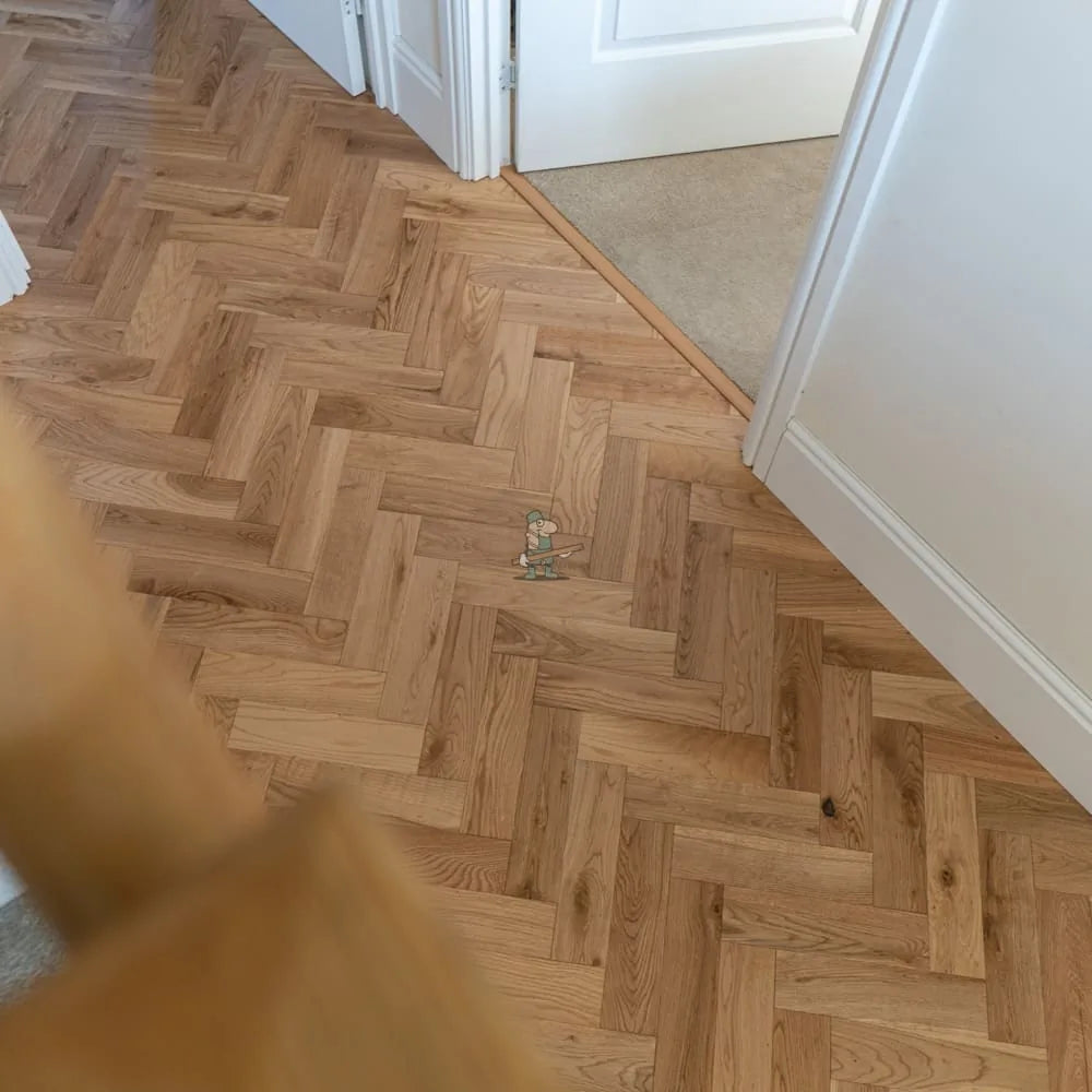 Field Oak 80mm Engineered Herringbone – image 11