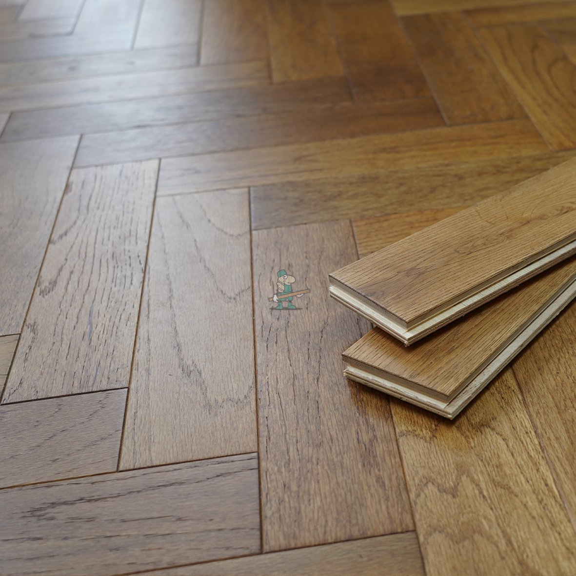 Sunridge Oak 80mm Engineered Herringbone – image 2