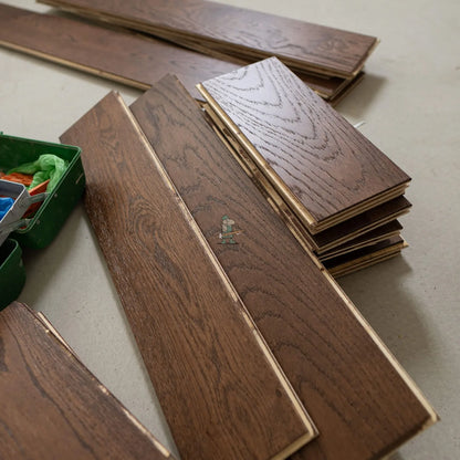 Smoky Brushed Lacquered Oak 125mm Engineered Plank – image 15