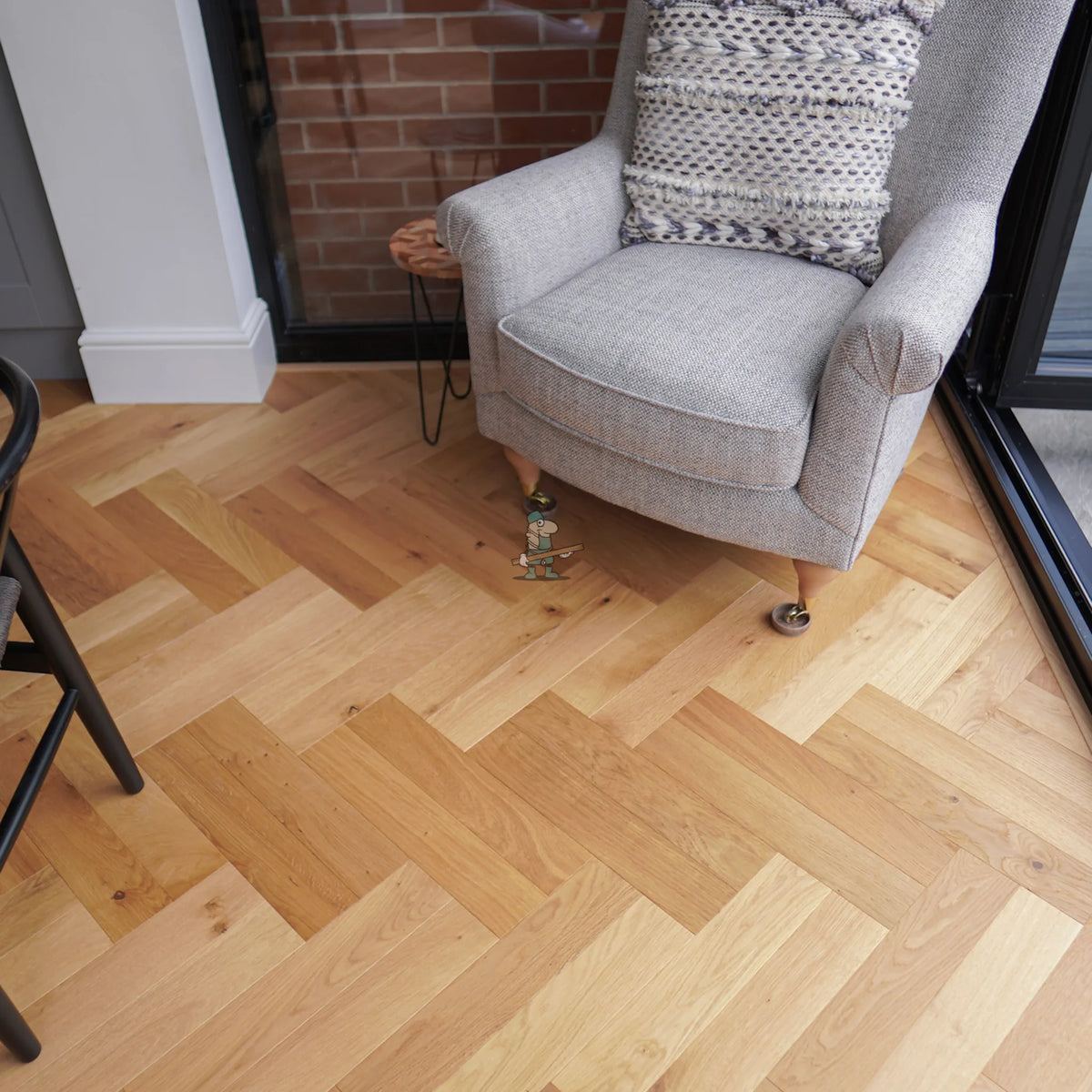Natural Oiled Oak 90mm Engineered Herringbone – image 8
