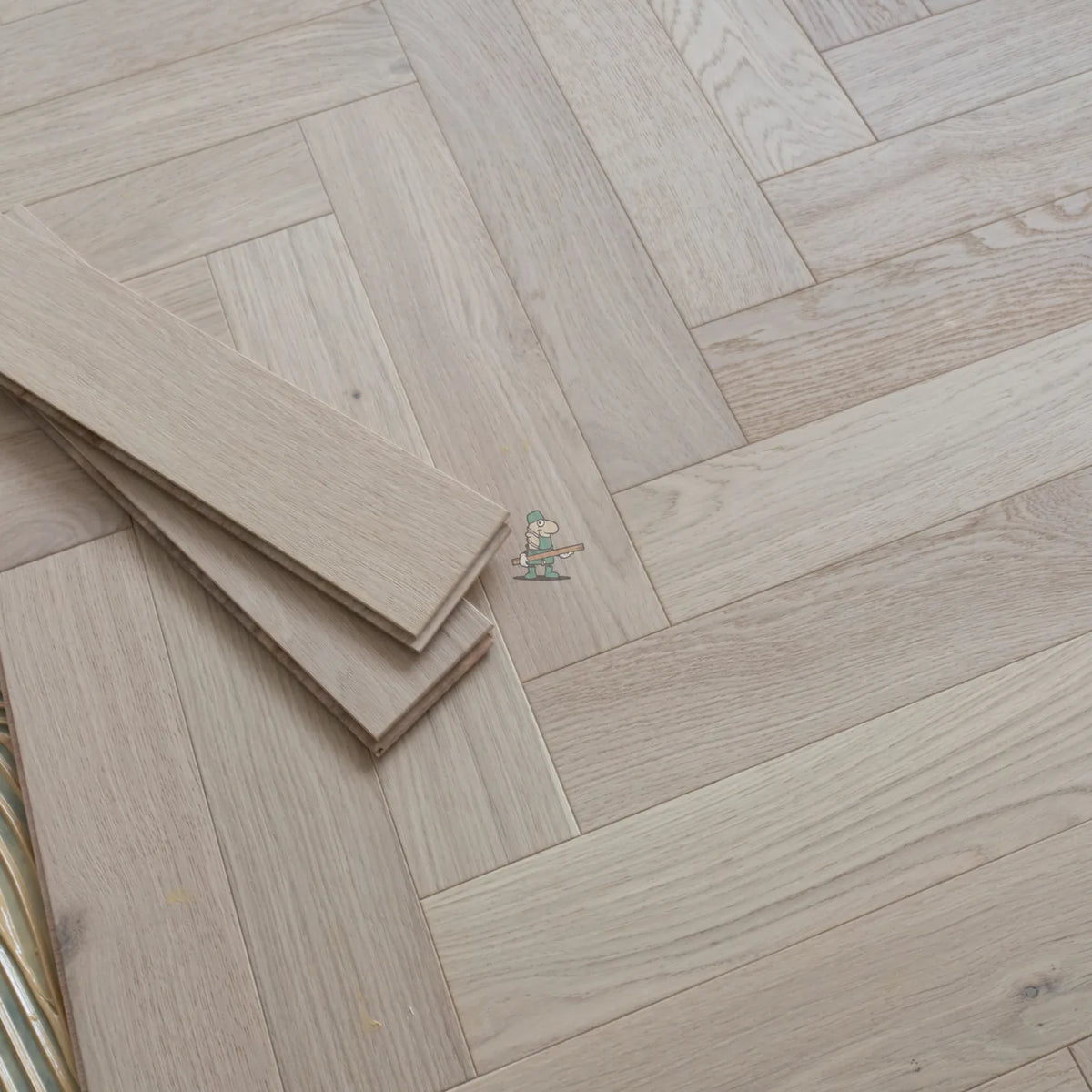 Shore Drift Oak 90mm Engineered Herringbone – image 5
