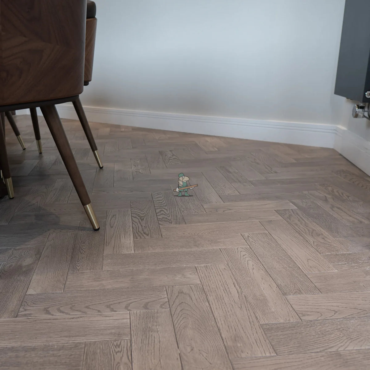 Sterling Silver Oak 80mm Engineered Herringbone – image 7