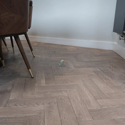 Sterling Silver Oak 80mm Engineered Herringbone – image 7