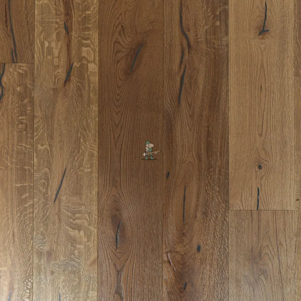 Medium Oak Distressed 190mm Engineered Plank – image 6