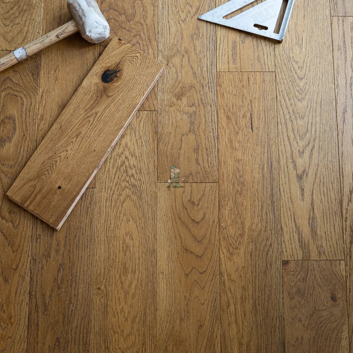 Golden Wheat Oak 125mm Engineered Plank, 14/3mm – image 2