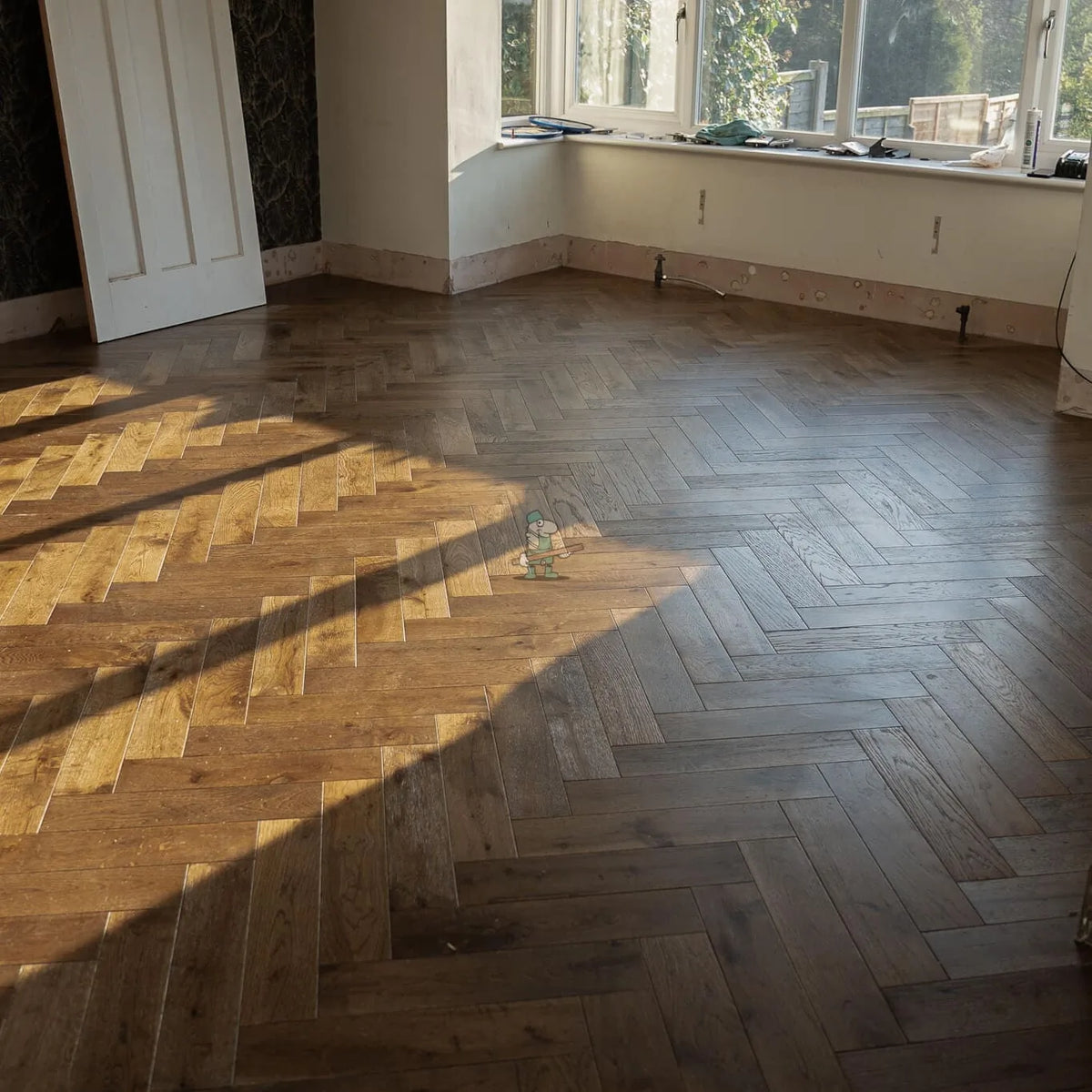 Deep Smoked Oak 90mm Engineered Herringbone – image 6