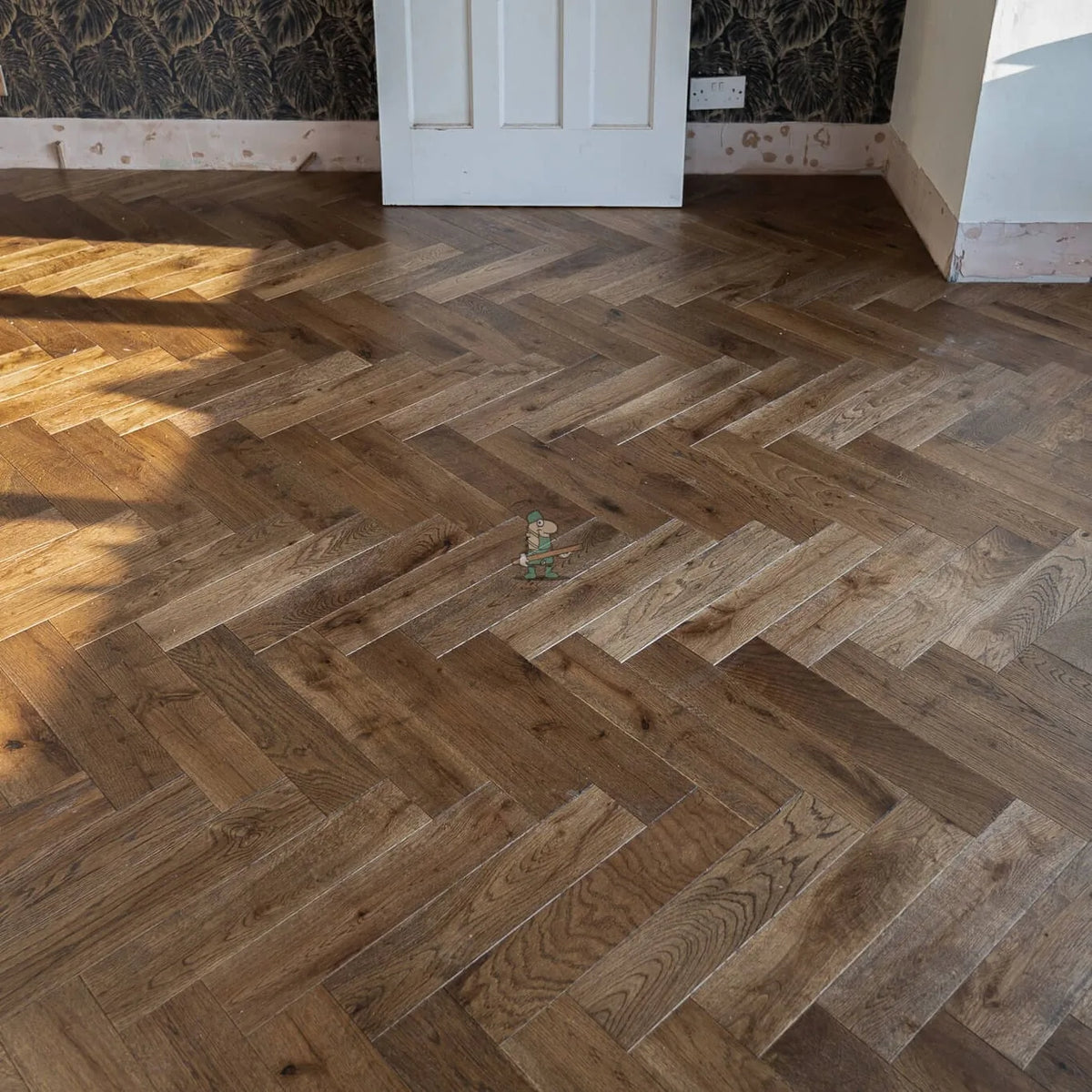 Deep Smoked Oak 90mm Engineered Herringbone – image 7