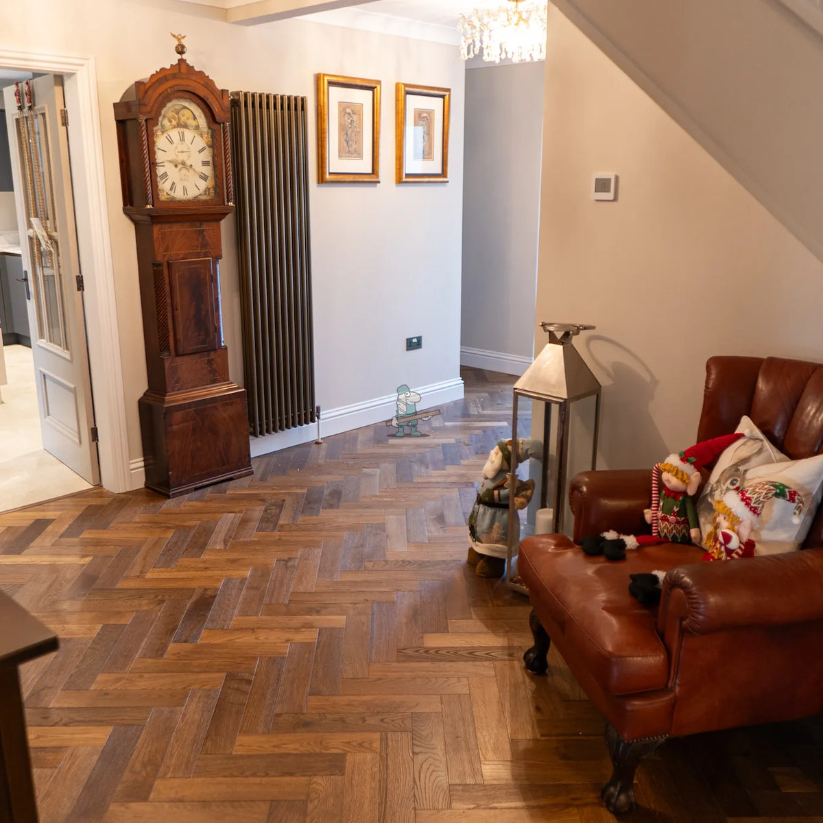 Double Smoked Oak 90mm Engineered Herringbone – image 7