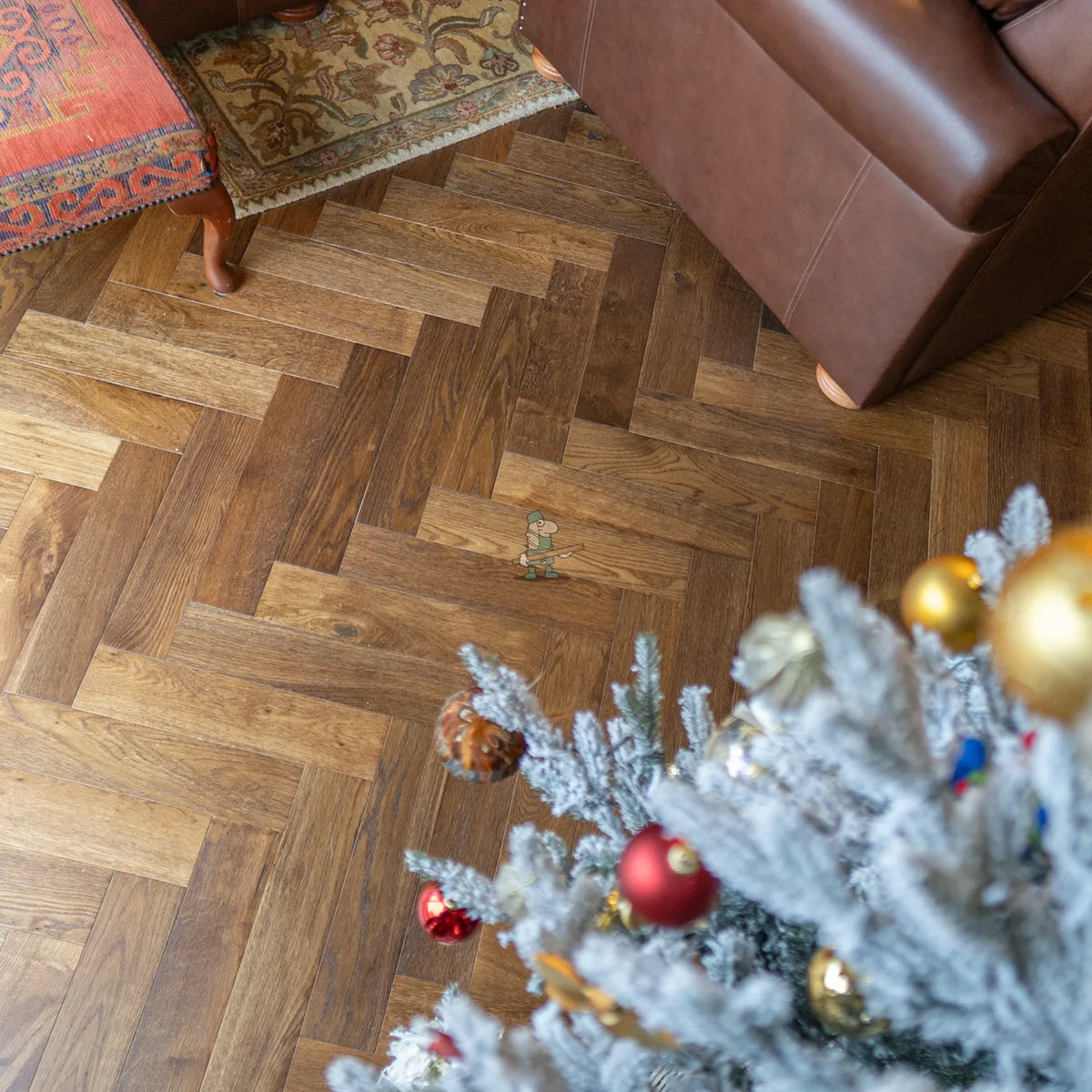Double Smoked Oak 90mm Engineered Herringbone – image 8