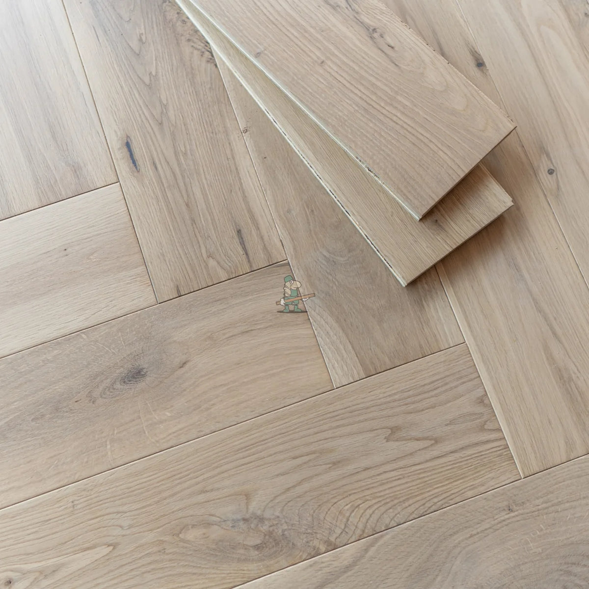 Barewood Oak 125mm Engineered Herringbone – image 2