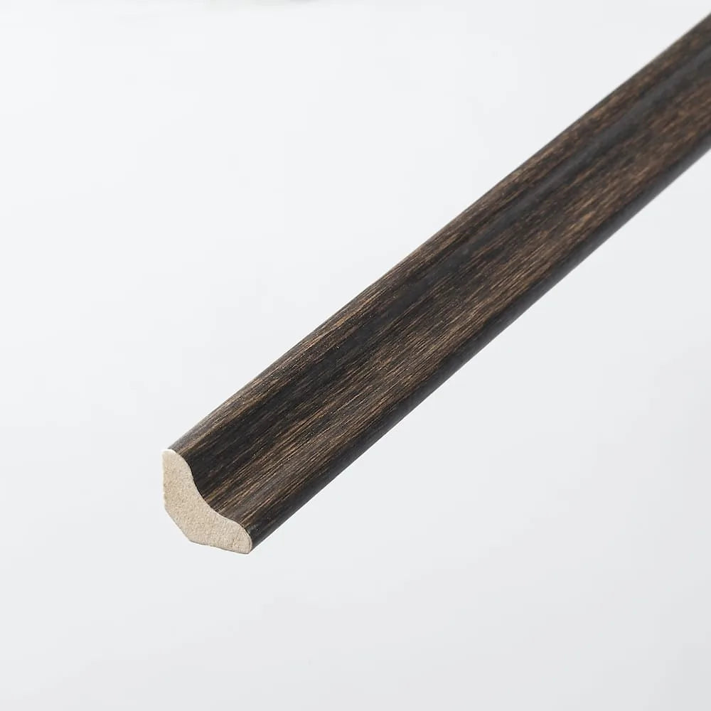 18mm Thick MDF Dark Brown Oak Scotia Beading – image 1