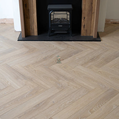 Desert Oak Herringbone 12mm Laminate – image 7