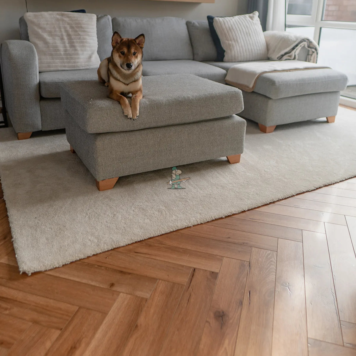 Smoked Oak Herringbone 12mm Laminate – image 12