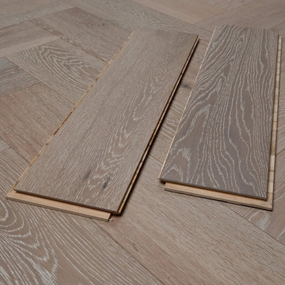White Washed Oak 150mm Engineered Herringbone – image 7
