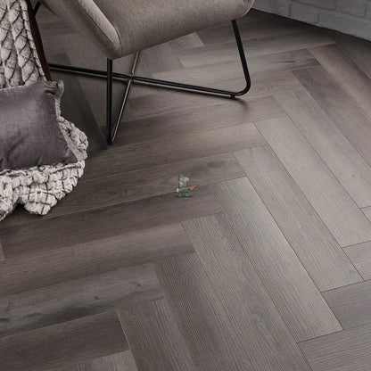 West Coast Oak Herringbone Click LVT – image 1