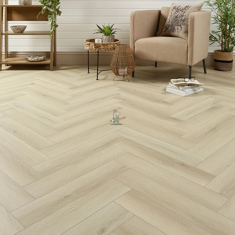 Malmo Oak Herringbone Click LVT – image 2