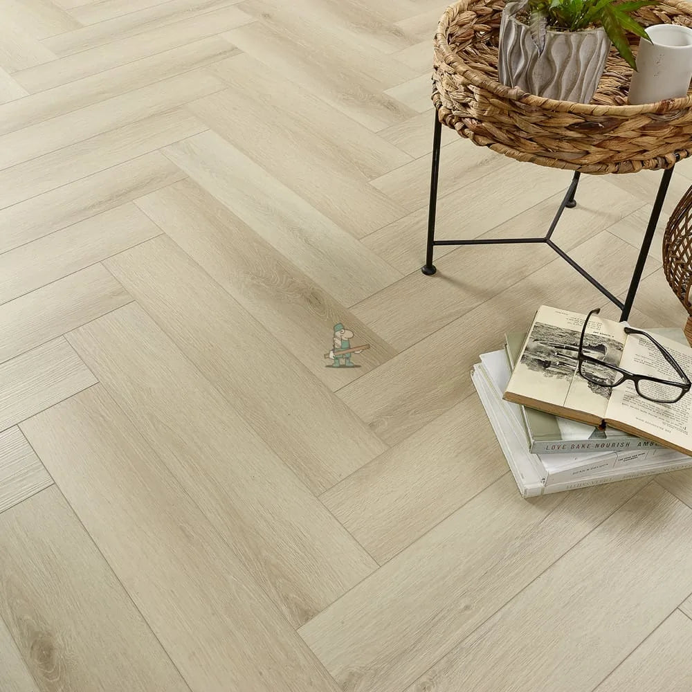 Malmo Oak Herringbone Click LVT – image 1