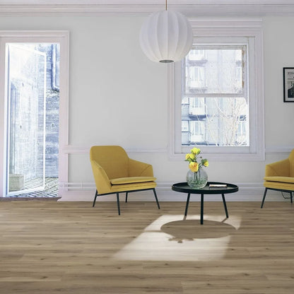 Haze Oak 12mm Laminate – room setting