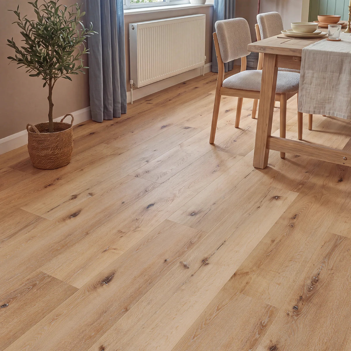 Rustic Honey Oak Glue Down LVT – image 3