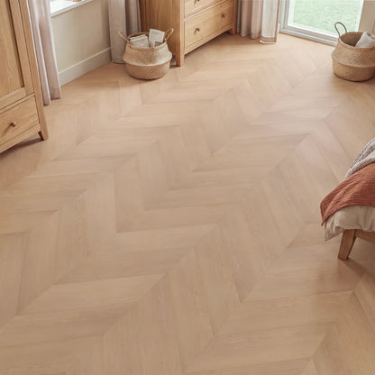 Spring Oak Chevron Glue Down LVT – image 3