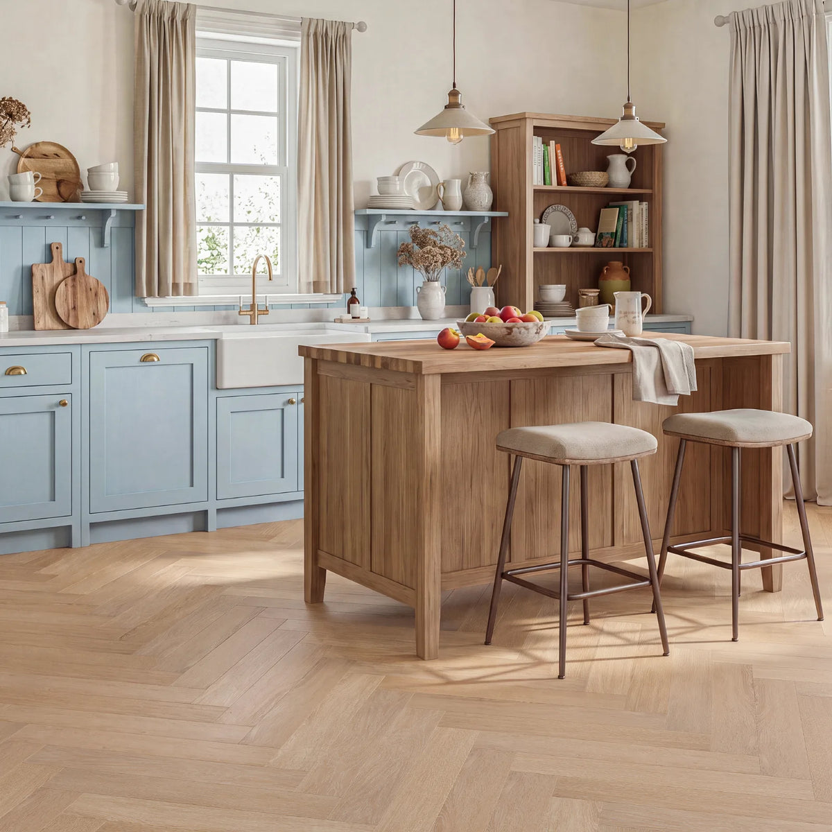 Claremont Fine Herringbone Glue Down LVT – image 1