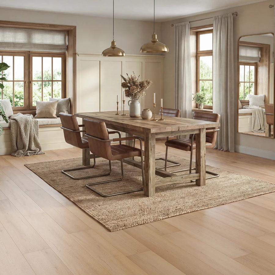 Hartwell Glue Down LVT – laid in a dining room