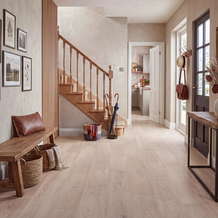 Pearl Grey Oak Glue Down LVT – image 1
