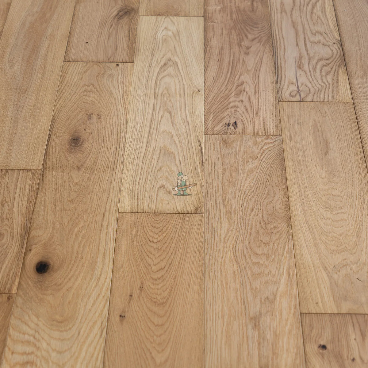Natural Brushed Oiled Oak 150mm Engineered Plank, 14/3mm – image 2