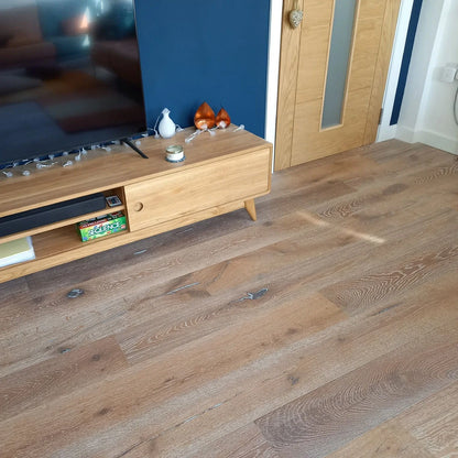 Grey Haze Oak 190mm Engineered Plank – image 1