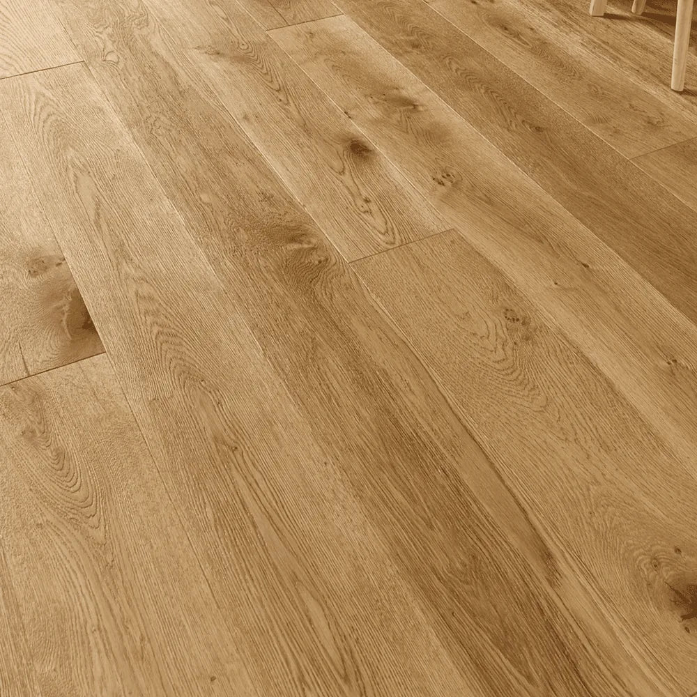 Brushed Natural Oak Hand Scraped 180mm Engineered Plank – image 2