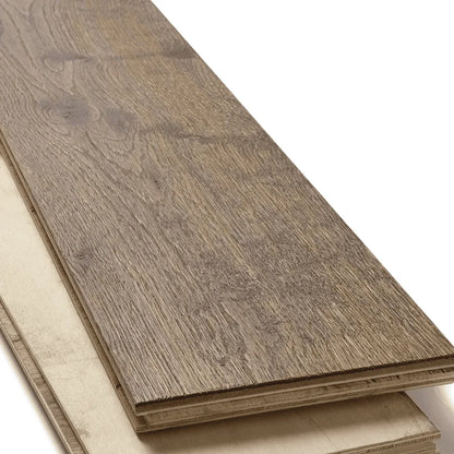 Brushed Antique Oak Hand Scraped 180mm Engineered Plank – image 3