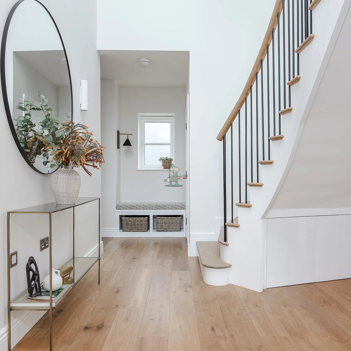 Natural Brushed & Oiled Oak 190mm Engineered Plank – image 3