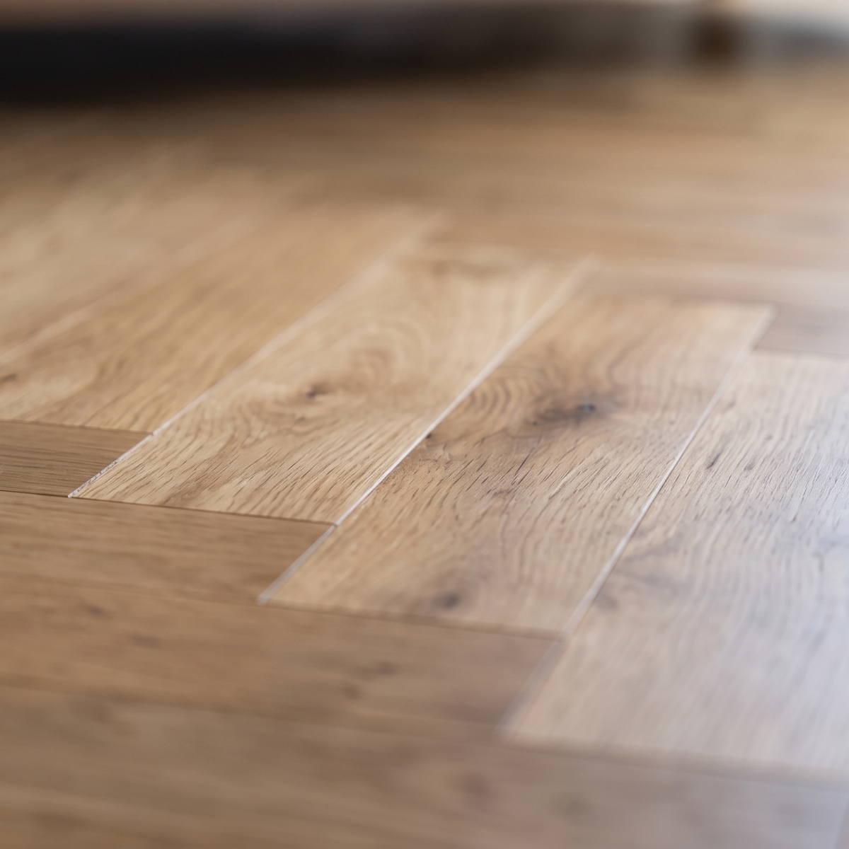 Natural Smooth Oak 90mm Engineered Herringbone – image 2